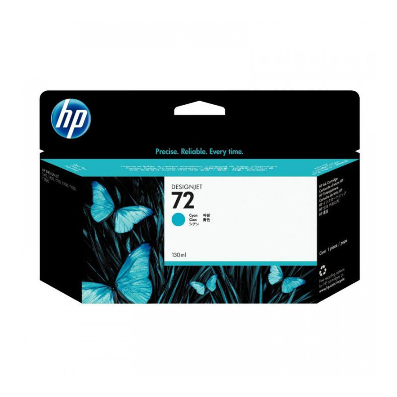 C9371A N°72 CARTOUCHE JET D'ENCRE MARQUE HP CYAN 130ML