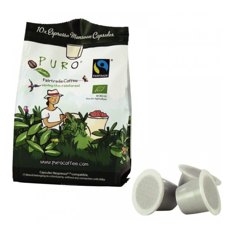 CAFE CAPSULES *BTE10* P/ NESPRESSO DOUX PURO