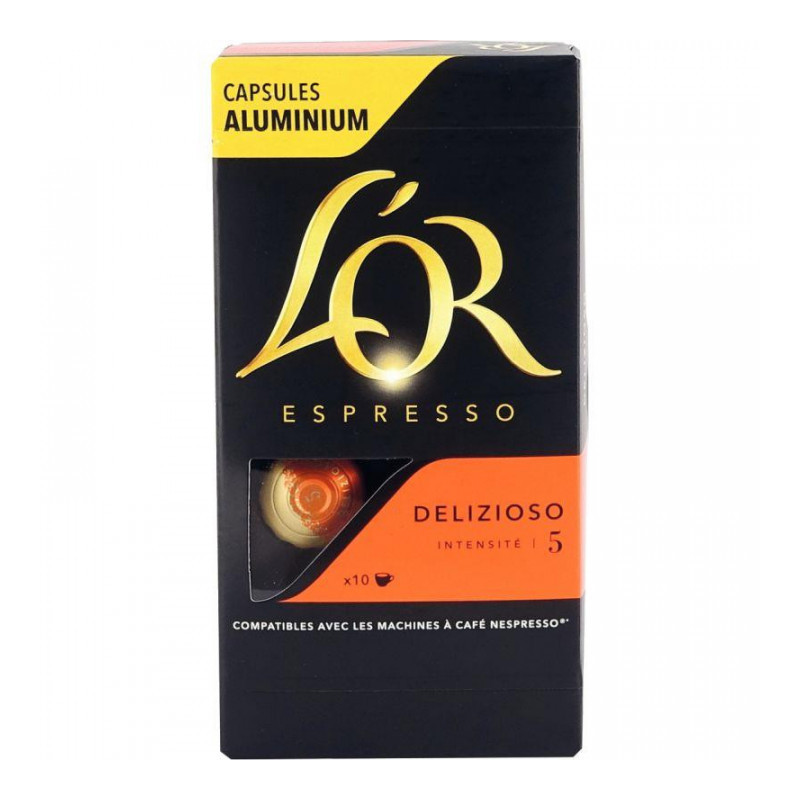 CAFE CAPSULES *BTE 10* P/NESPRESSO OR DELIZIOSO