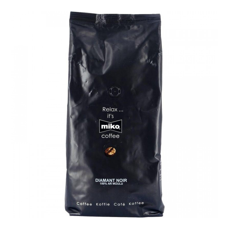 CAFE MOULU 100% ARABICA MIKO DIAMANT NOIR PQT 1KG 501411