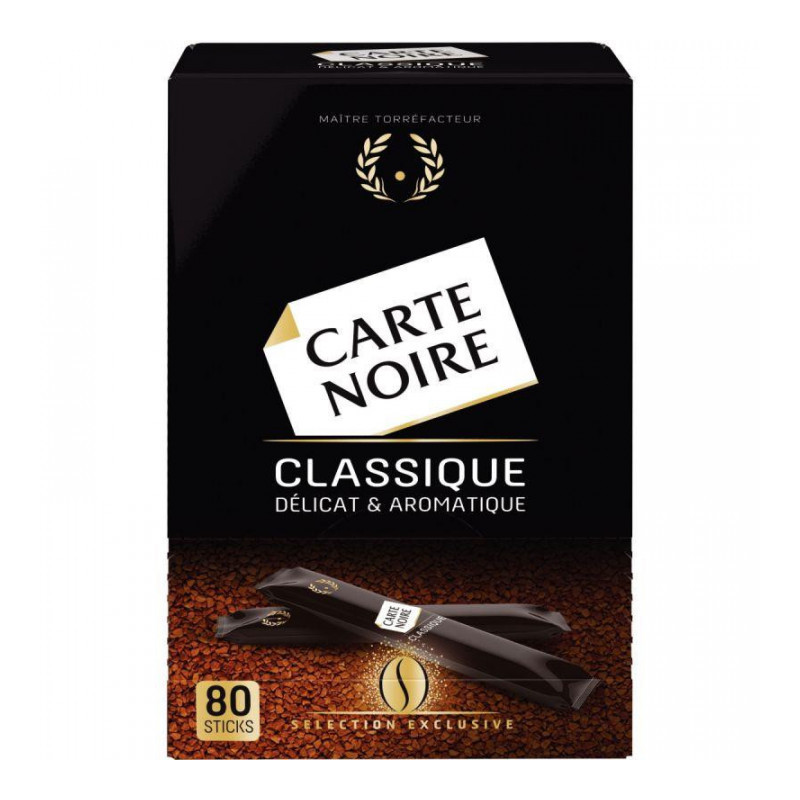 CAFE STICK CARTE NOIRE BTE 80