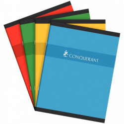 CAHIER PIQUE 17x22 96P SEYES  70G CONQUERANT 100102555 FAB FRANCE ECOLABEL