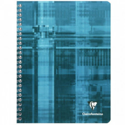 CAHIER SPIRALE 17X22 180P 90G SEYES PEFC CLAREFONTAINE FAB France