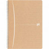 CAHIER SPIRALE A4 100P 5X5  90G OXFORD TOUAREG PEFC 100%RECYCLE FAB France