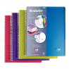 CAHIER SPIRALE A4+ 240P 5X5 90G  EVOLUTIV'BOOK  CLAIREFONTAINE