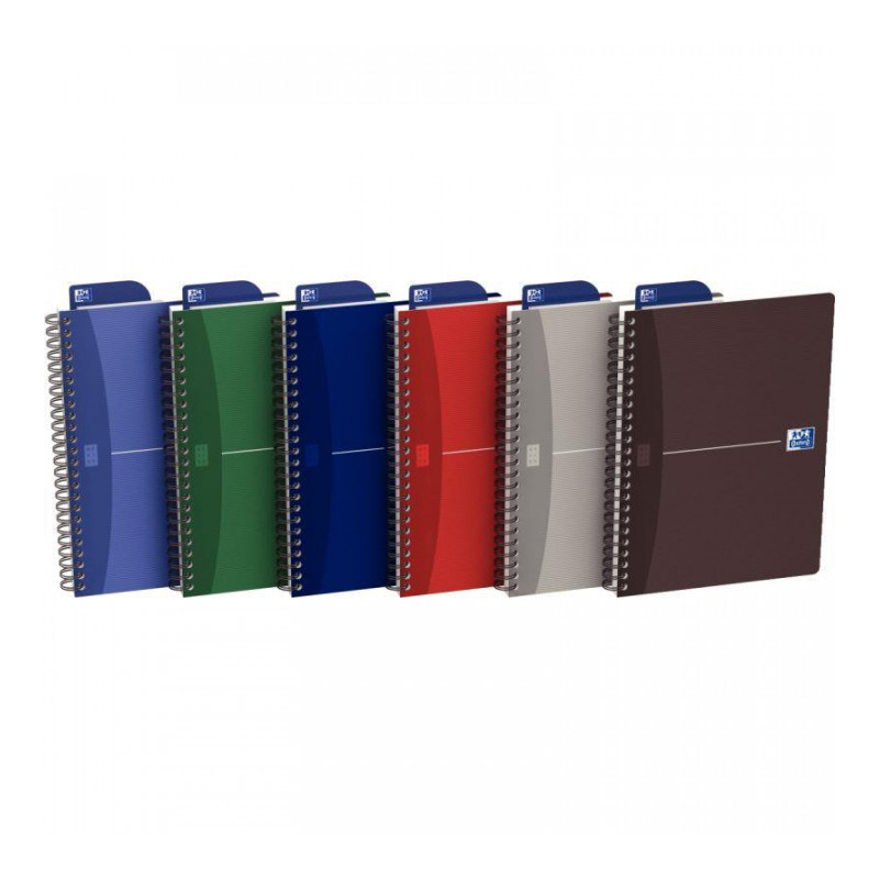 CAHIER SPIRALE A5 100P 90G 5x5  ESSENTIALS  REF35-12-04 OXFORD 100104869