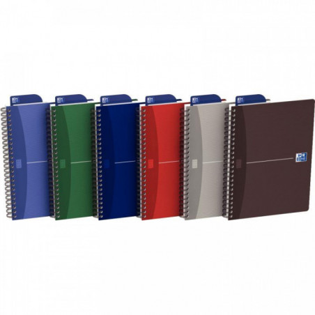 CAHIER SPIRALE A5 100P 90G 5x5  ESSENTIALS  REF35-12-04 OXFORD 100104869