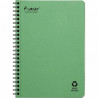 CAHIER SPIRALE A5 120P 90G  5X5  FOREVER FSC 100% RECYCLE FAB France