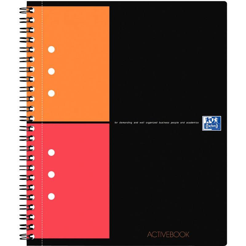 CAHIER SPIRALE ACTIVEBOOK A5+ 5X5 160P PERF OXFORD FAB France PEFC SCRIBZEE