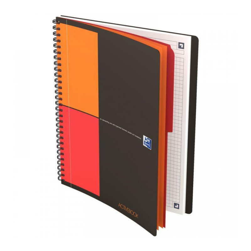 CAHIER SPIRALE ACTIVEBOOK B5 5X5 160P 80G CONNECT   400080786 FAB France OXFORD PEFC SCRIBZEE