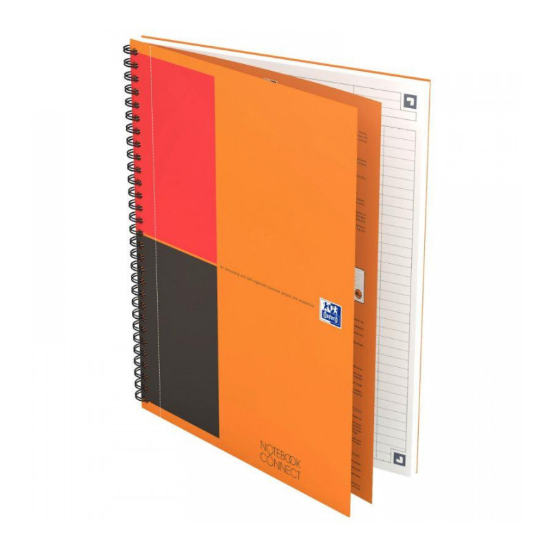 CAHIER SPIRALE NOTEBOOK B5 LIGNE 160P  80G SCRIBZE ECOUV CARTE FAB France PEFC OXFORD SCRIBZEE