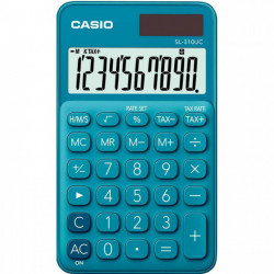 CALCULATRICE DE POCHE CASIO 10 CHIFFRES SL-310UC BLEU