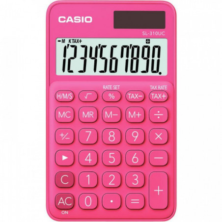 CALCULATRICE DE POCHE CASIO 10 CHIFFRES SL-310UC ROSE