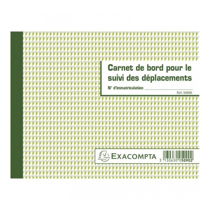 CARNET BORD SUIVI DEPLACEMENTS 5090E