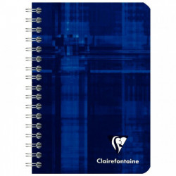 CARNET SPIRALE 9x14 100P 5x5 90G 68592C- CLAIREFONTAINE PEFC FAB France