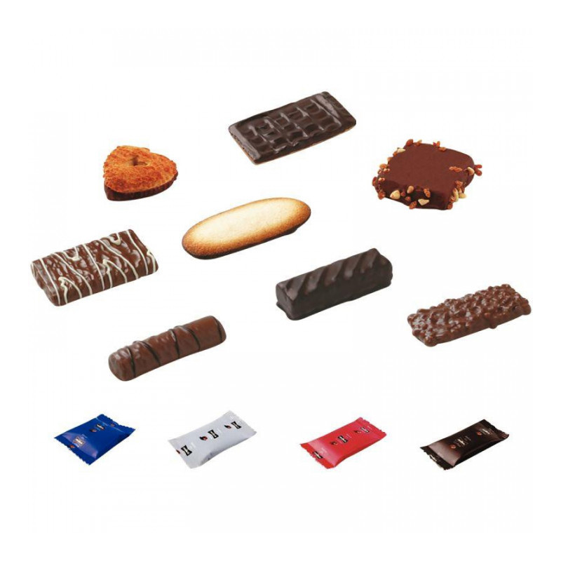 CARTON ASSORTIMENT DE 125 BISCUITS CHOCOLATÉS CALIDA