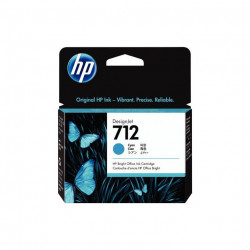 CARTOUCHE ENCRE 712 HP 3ED67A CYAN 29ML  MQ