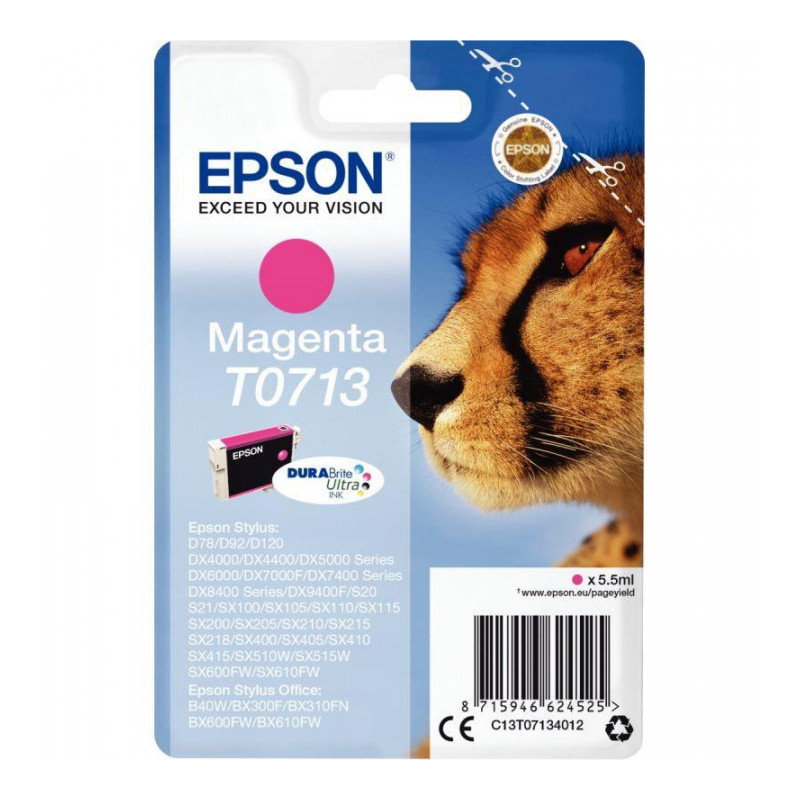 CARTOUCHE JET D'ENCRE À LA MARQUE EPSON T071340 MAGENTA