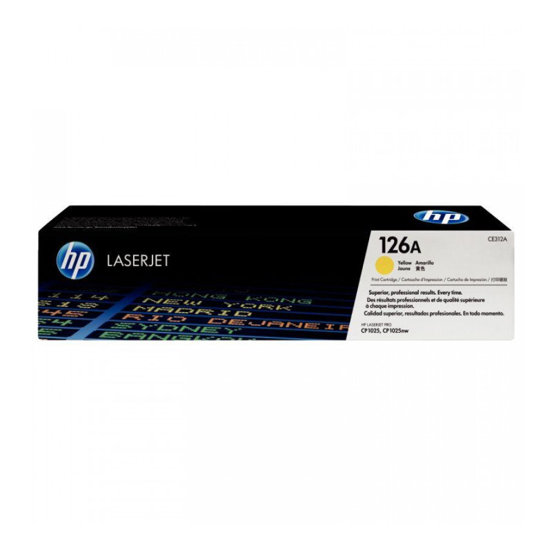 CE312A-126A TONER JAUNE CLJ CP1025CLJ Pro 100 color MFP M175 CE312A-126A  1000P