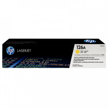 CE312A-126A TONER JAUNE CLJ CP1025CLJ Pro 100 color MFP M175 CE312A-126A  1000P