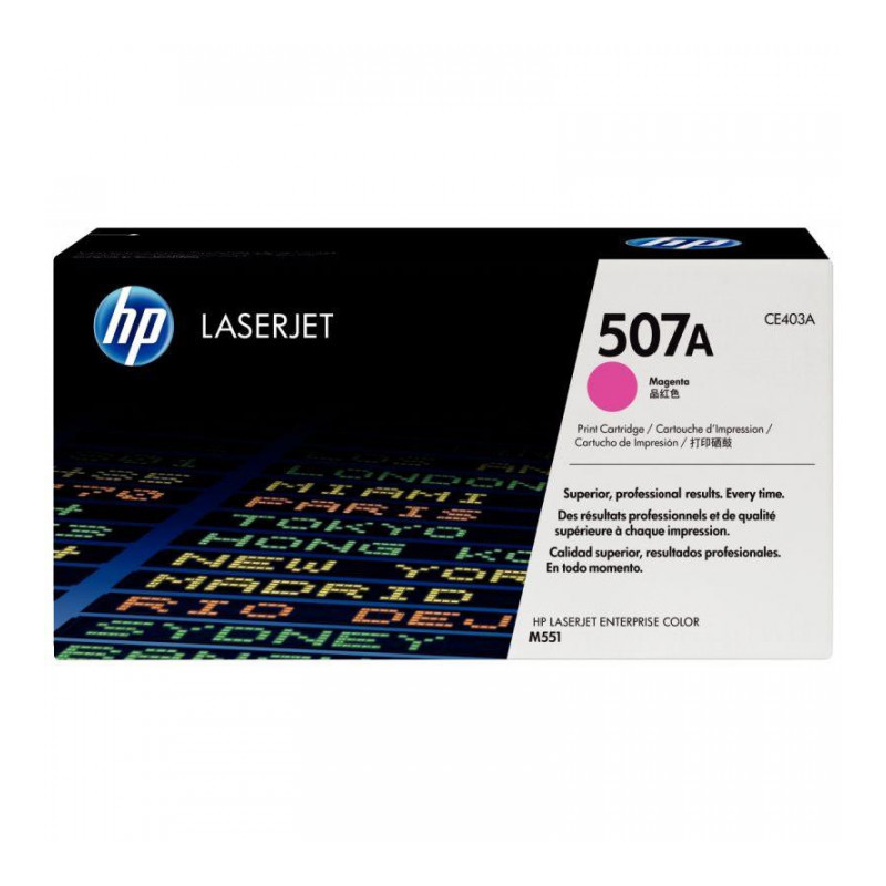 CE403A TONER HP CE 403A 507A ROUGE POUR M551N  6000 PAGES HP