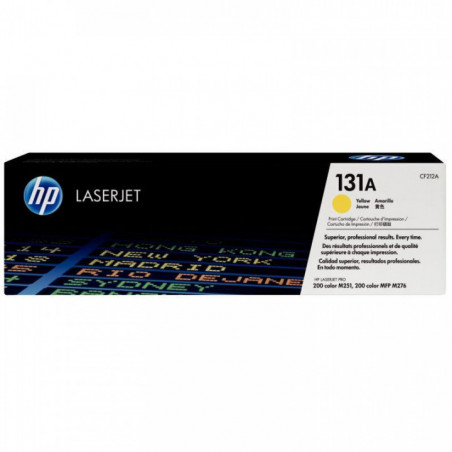 CF212A TONER LASER HP CF212A 131A 1800p. JAUNE