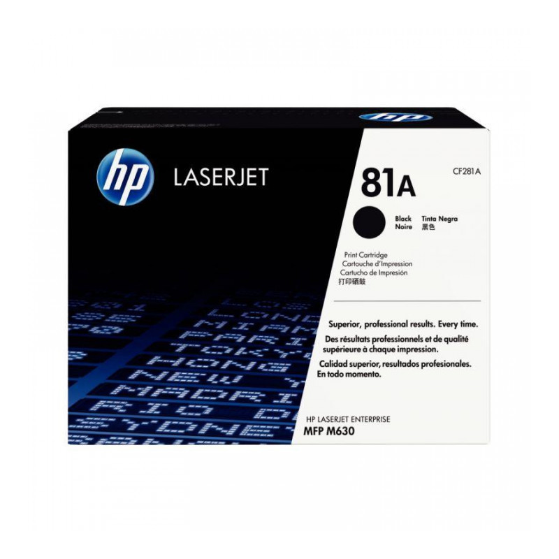 CF281A /TONER HP 81A   NOIR AUTHENTIQUE   CF281A