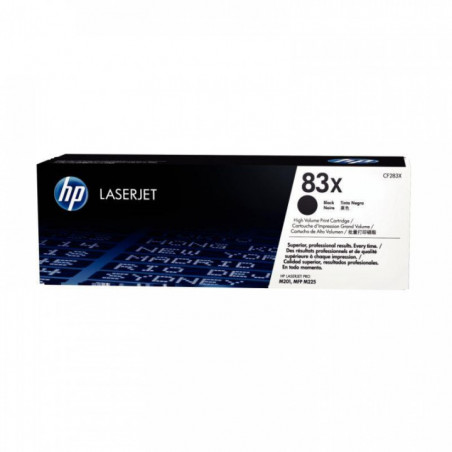 CF283X /TONER HP 83X   NOIR AUTHENTIQUE GRANDE CAPACITÉ   CF283X