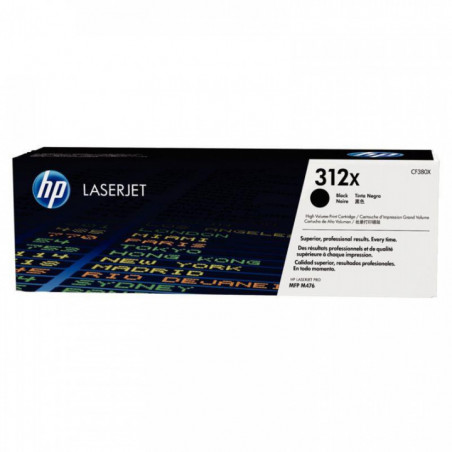 CF380X TONER NOIR HP CF380X 312X 4400 PAGES HP