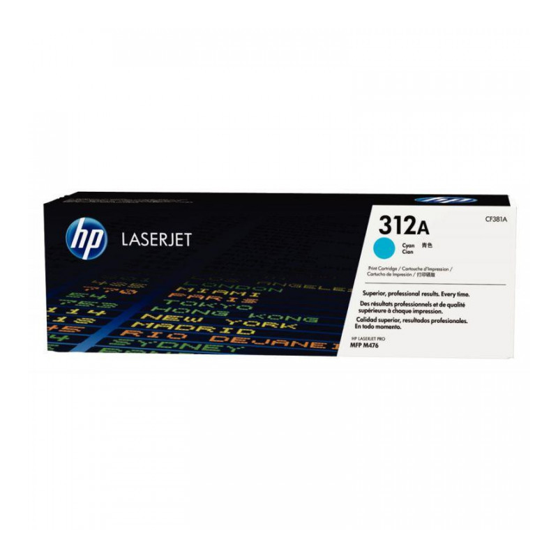 CF381A TONER BLEU HP CF381A 312A 2700 PAGES HP