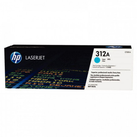 CF381A TONER BLEU HP CF381A 312A 2700 PAGES HP