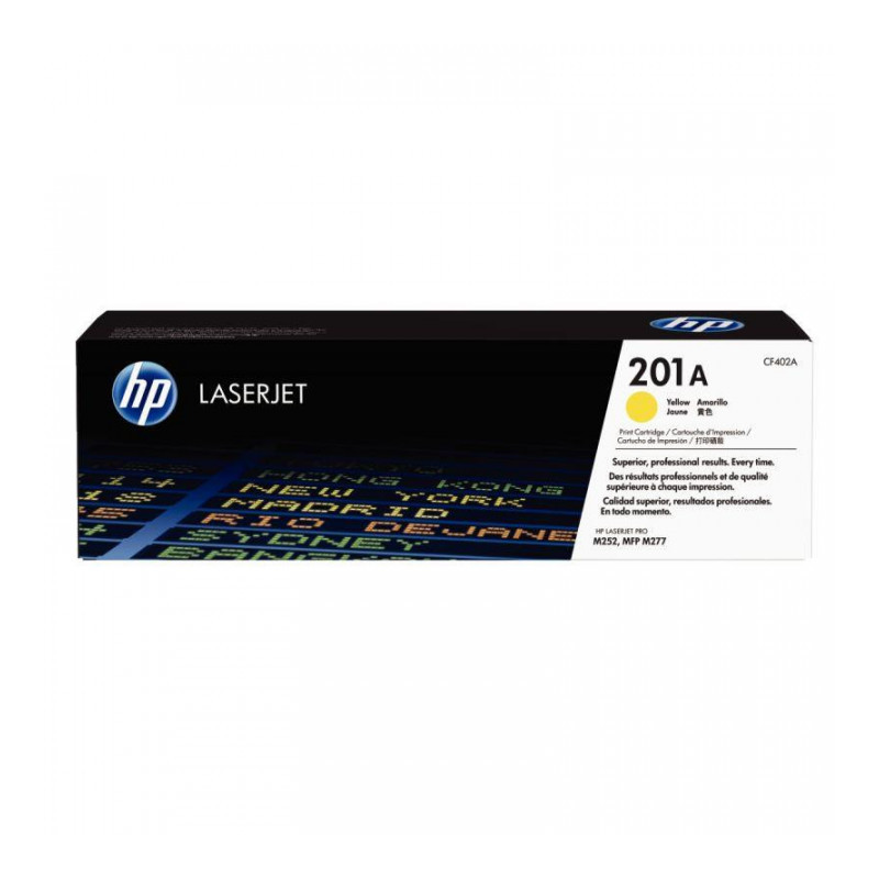 CF402A /TONER HP 201A    JAUNE AUTHENTIQUE CF402A