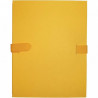 CHEMISE EXTENSIBLE À SANGLE VELCRO QUALITÉ TOILÉE FORMAT 24X32 CM JAUNE