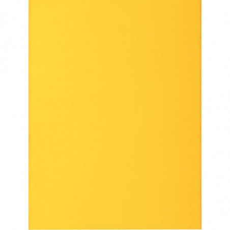 CHEMISES JAUNE CITRON PQT 50 2 RABATS 210G ROCK'S 220 FORMAT 24X32 CM