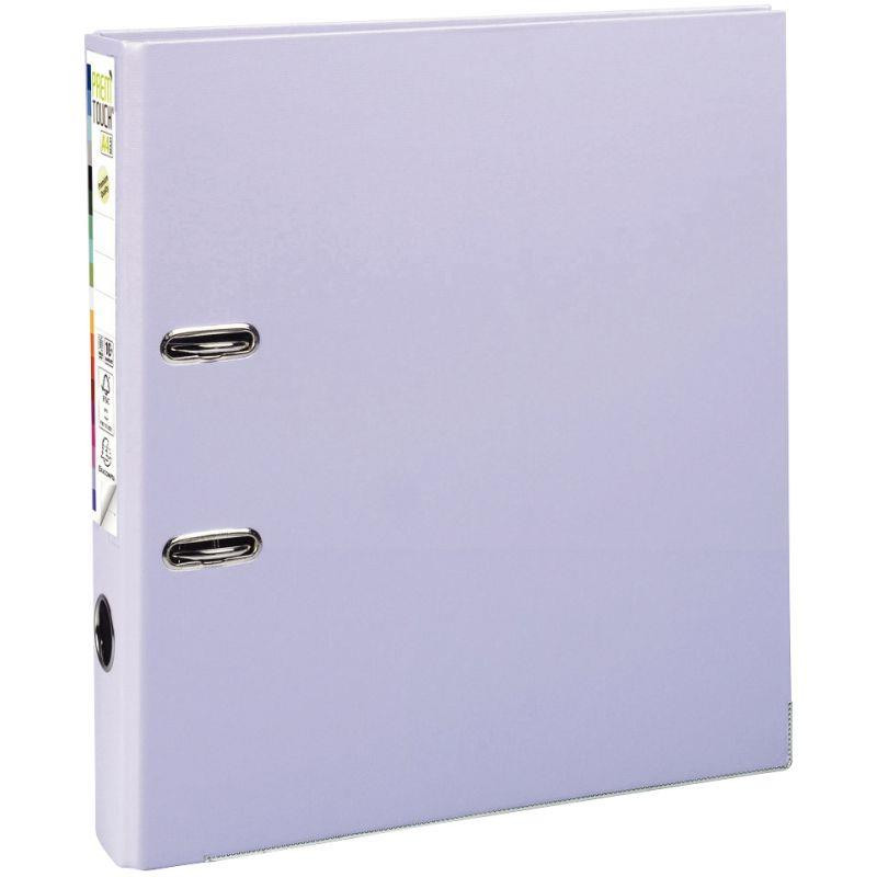 CLASSEUR À LEVIER EN PLASTIQUE PREM'TOUCH FORMAT A4 MAXI DOS 5 CM LILAS