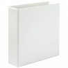 CLASSEUR PERSONNALISABLE A4+ 4 ANNEAUX DIAM 50 MM DOS 7.5 CM COLORIS BLANC