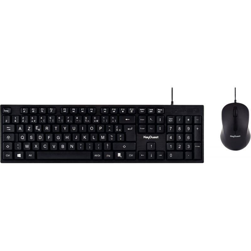 CLAVIER ET SOURIS KEYOUEST FILAIRE