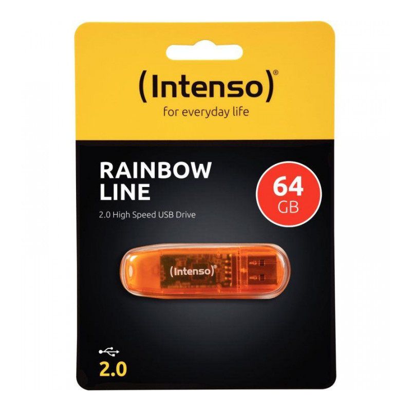 CLÉ USB 64GO 2.0RAINBOW 64 GO