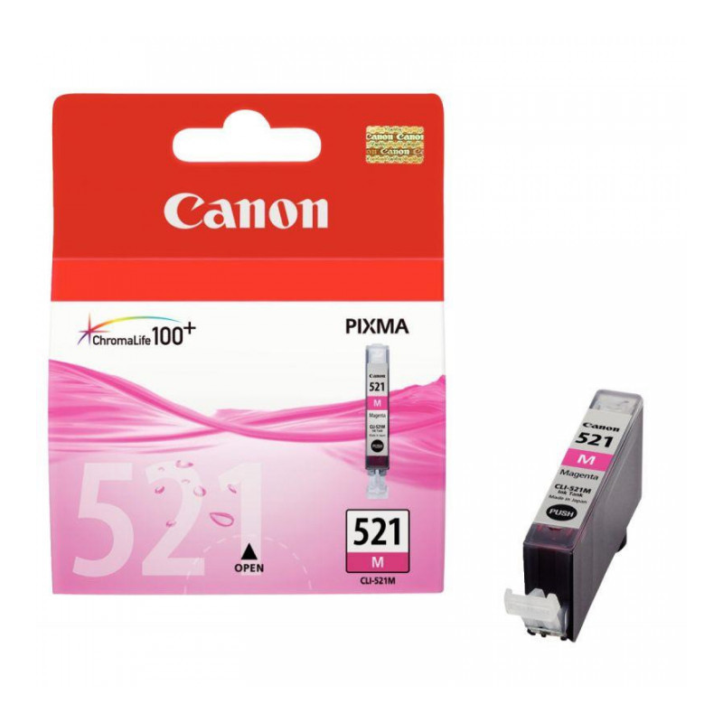 CLI521M MAGENTA CANON 9ML 535PAGES CRT.J.ENC.