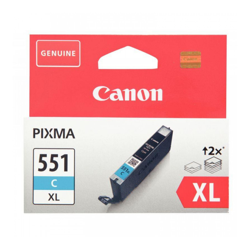 CLI551XL CYAN HC CANON 11ML CART.J.ENC