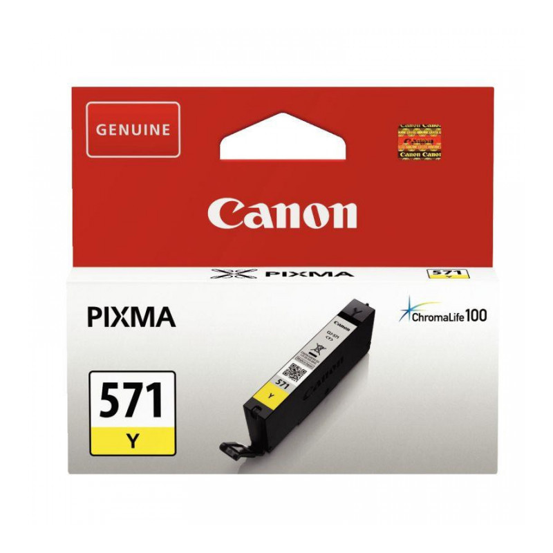 CLI-571Y JAUNE CANON 7ML CART.J.ENC.