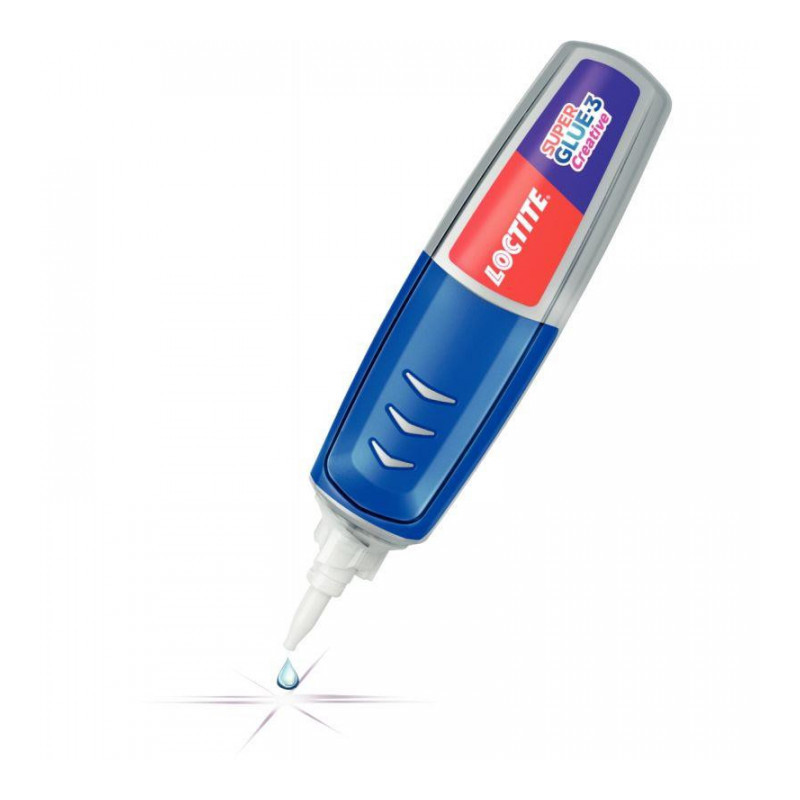 COLLE LOCTITE  Cyanoacrylates SUPERGLUE-3P Perfect Pen Tube 3g Blister 2159535