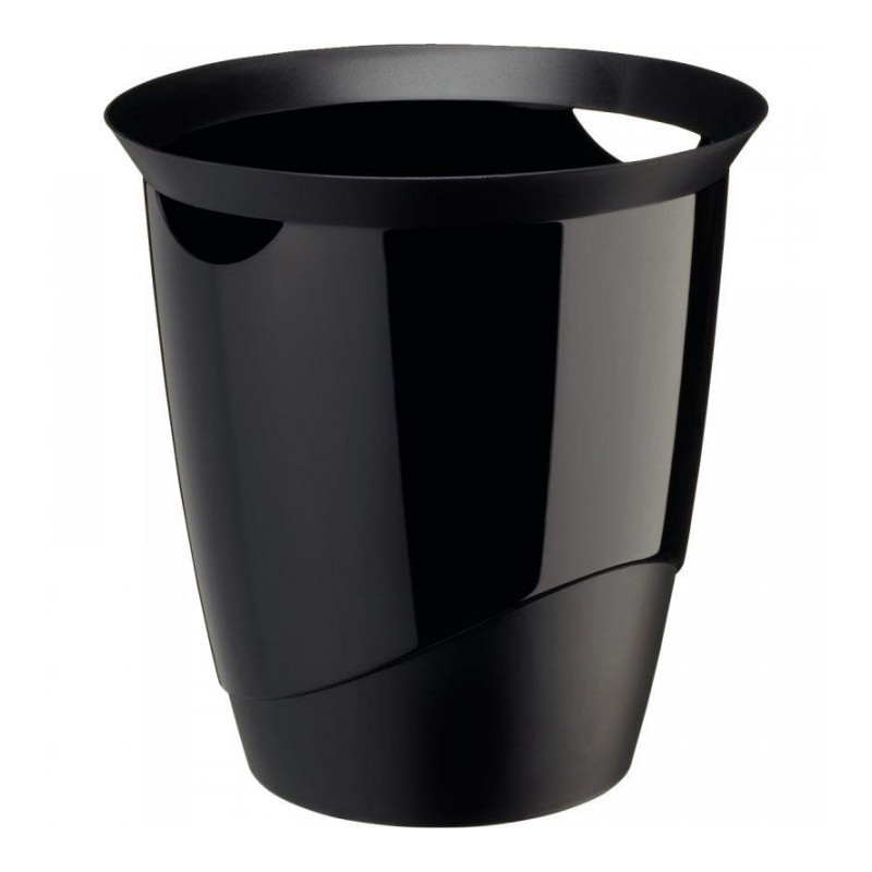 CORBEILLE À PAPIER TREND 16 LITRE NOIR