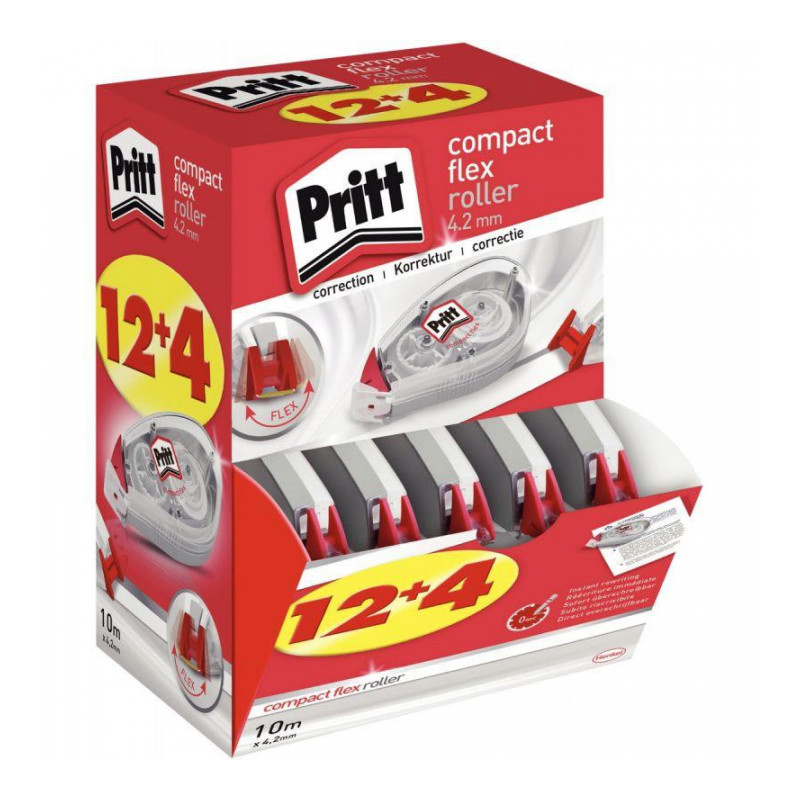 CORRECTEUR  PRITT  COMPACT 4.2MM X 10M  BOITE 12 +4 OFFERTS PRITT 2111960