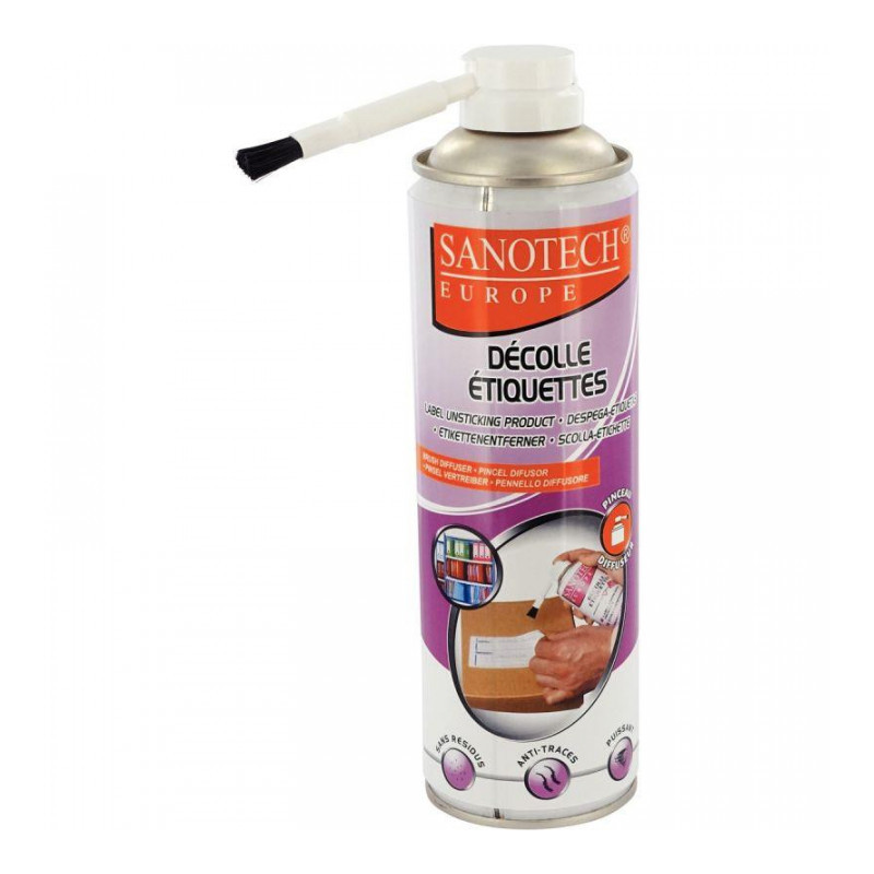 DÉCOLLE ÉTIQUETTES AVEC BROSSE 500 ML ST0050L