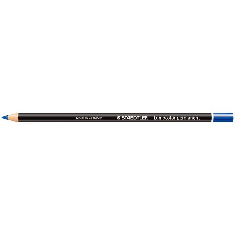 DOUZAINE BLEU LUMOCOLOR PERMANENT GLASSOCHROM  STAEDTLER 108 20-3 BTE 12