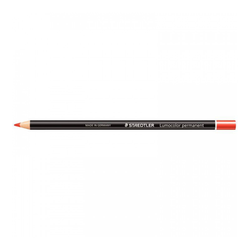 DOUZAINE LUMOCOLOR ROUGE  PERMANENT GLASSOCHROM   STAEDTLER 108 20-2