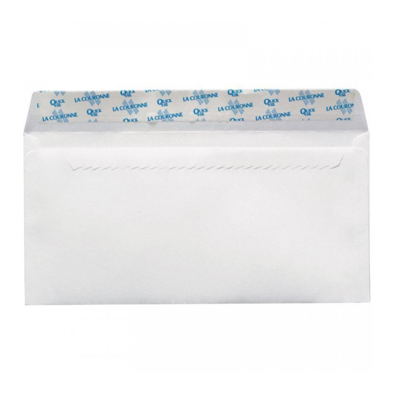 ENVELOPPE BLANCHE 110X220 DL  BP 90G BTE500 *COU10693*CARB.NEUTRE  PEFC FAB FRANCE * TOP QUALITE