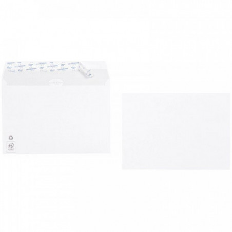 ENVELOPPES BLANCHES *BTE 500* C5 162X229 90G/M BANDE DE PROTECTION