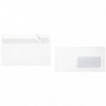 ENVELOPPES **BTE500*110X220 80G F45X100 BLANCHES BP PEFC FAB FRANCE